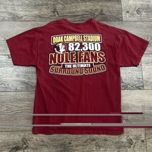 Vintage Y2K Florida State Turn Up The Volume T-Shirt Large